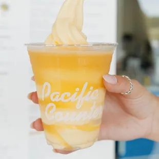 Aloha Whip float for dessert