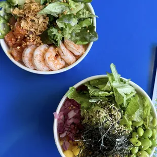 salads, food