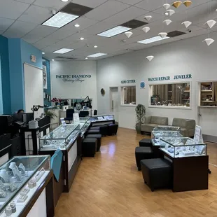 Inside the store