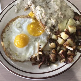Chicken Fried Steak & Eggs