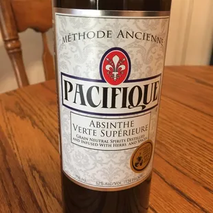 Absinthe from Pacific Distillery