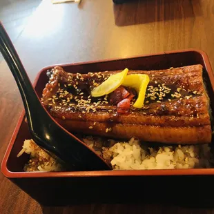 Unagi don lunch