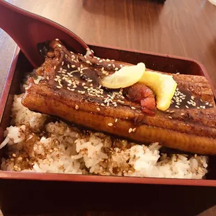 Unagi don lunch