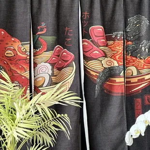 Cute curtain decor