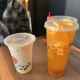 Crème Brûlée Boba Tea &amp; Millionaire&apos;s Fruit Tea