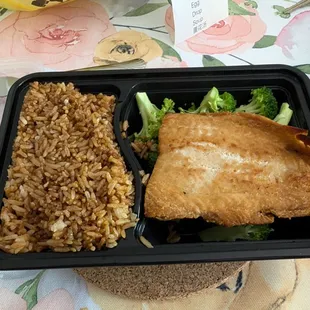 Salmon in black bean sauce