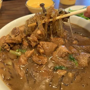 Chicken mushroom stew