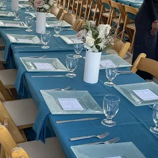 Oakland wedding table settings