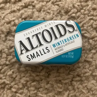 small pack of mints