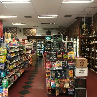 the inside of a grocery store
