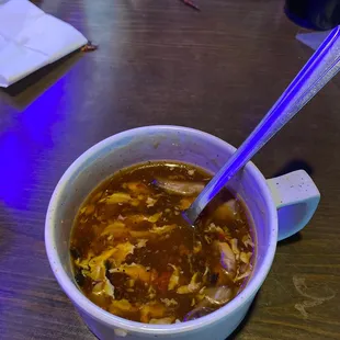 Hot and sour soup. BOMB!!