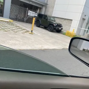 The front of the shop.