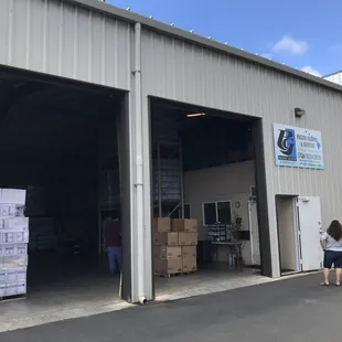 What the front entrance looks like as you approach