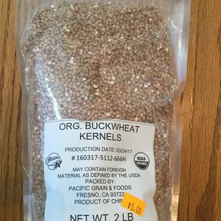 Organic buckwheat is not easy to find. . . but it's HERE!