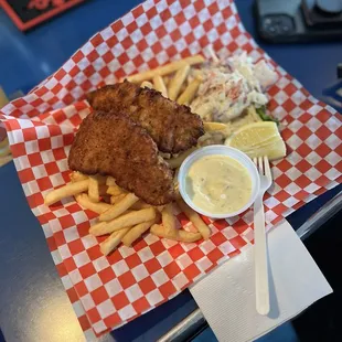 Fried fish platter