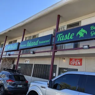 Front of Pacific Island Taste