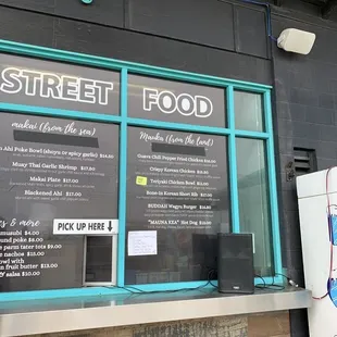 Menu Board.