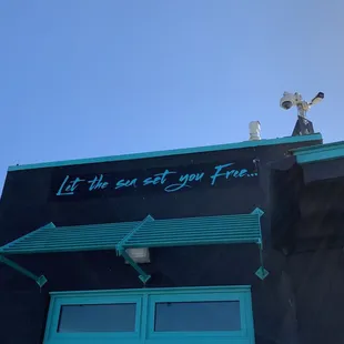 a cross on top of a building