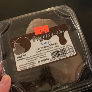 Best chocolate mochi all the way from Fugetsu Do!!!