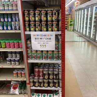 Great prices for Hawaiian sun drinks