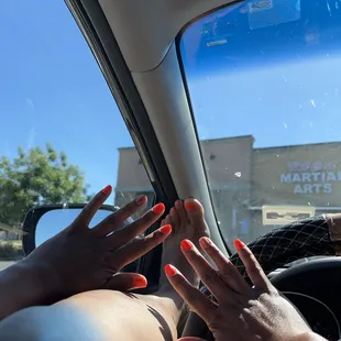 Gel Mani and pedi-- Done by Holly