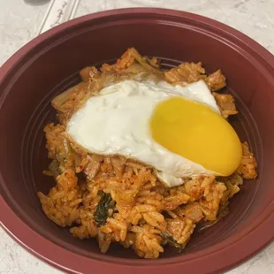 Kimchi fried rice w/egg