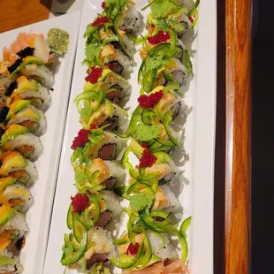 Delicious and fresh sushi