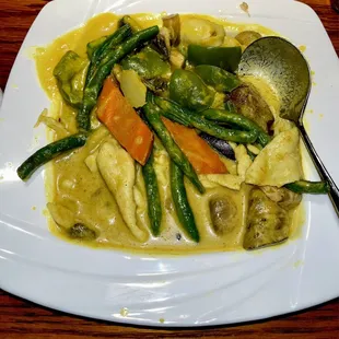 Yellow Indian Curry delicious!