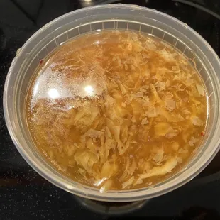 Hot and sour soup, pint.