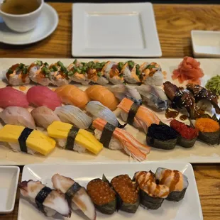 food, sushi, sushi and sashimi, sashimi