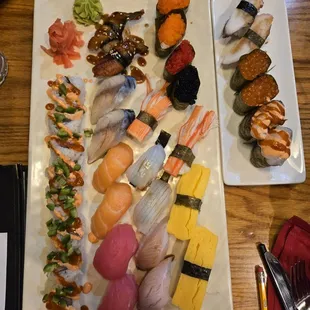 sashimi, sushi and sashimi, food, sushi