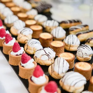 a variety of pastries