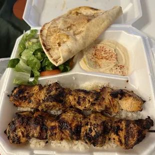 Large Chicken Shawarma Plate
