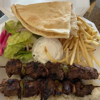 Tenderloin Kabob Plate