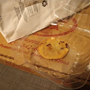 Fresh baked cookie