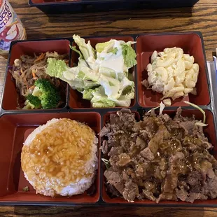 Spicy Pork Bento Box