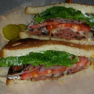 Hot Pastrami Sandwich