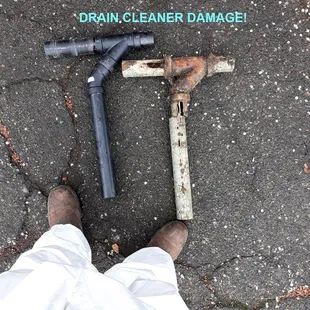 Drain Cleaner Damage