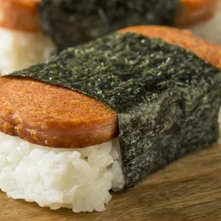 Our spam musubi is one of our best sellers. It is insanely delicious!