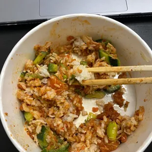 old reused food don't go here it'll give you a stomach ache