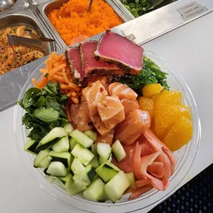 sushi and sashimi, sushi, sashimi, food