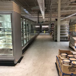 the inside of a grocery store