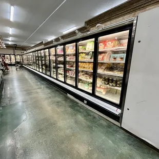 the inside of a grocery store