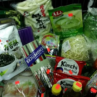 All my goodies from my first trip!