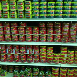 Wall of corned beef