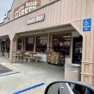 the outside of the building