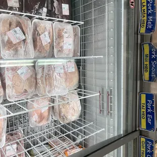 Frozen pork goods
