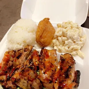 Spicy Korean Chicken! Food was good. Loved the chicken and how they grilled it!