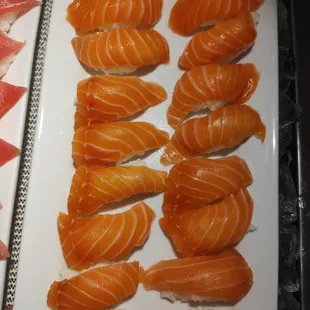 a variety of sushi