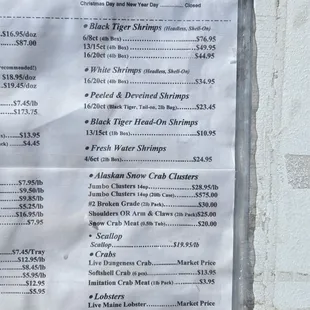 Prices as of December 2024.